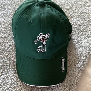 Disney Mickey Mouse Ahead  Green Cap with Embroidered golf Logo BNWT.